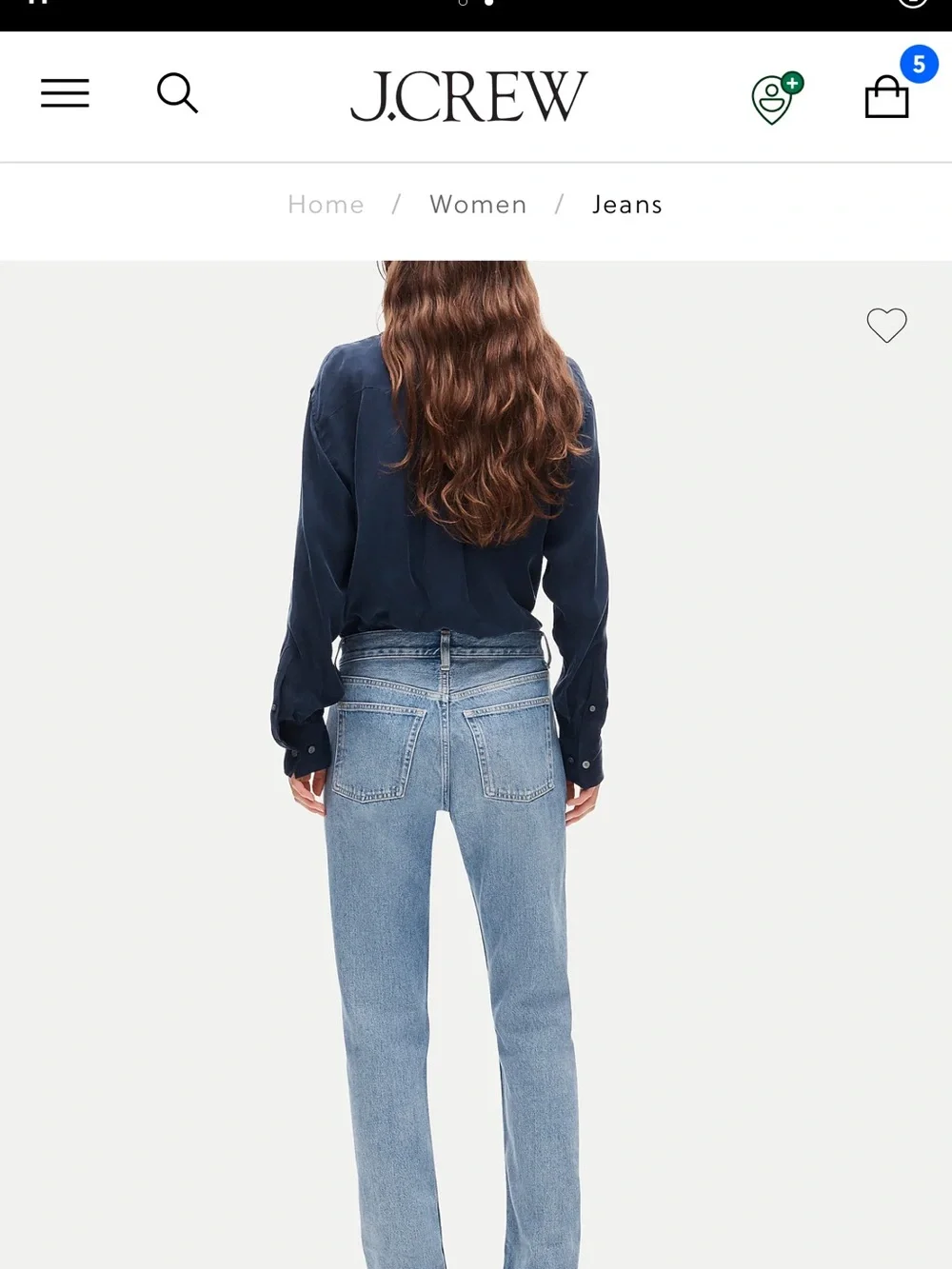 J. Crew Jesse relaxed straight jean NWT sz 25